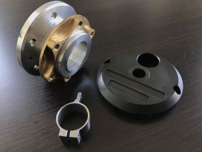 Elementy wykonane na tokarce CNC